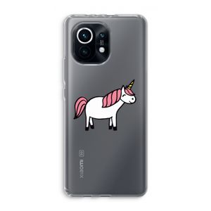 Eenhoorn: Xiaomi Mi 11 Transparant Hoesje