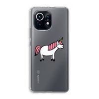 Eenhoorn: Xiaomi Mi 11 Transparant Hoesje Eenhoorn: Xiaomi Mi 11 Transparant Hoesje