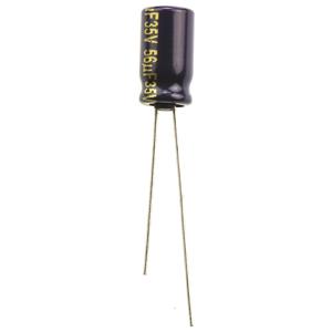 Panasonic Elektrolytische condensator Radiaal bedraad 2.5 mm 56 µF 35 V 20 % (Ø) 6.3 mm 1 stuk(s)