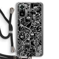 Vexx Black City : Xiaomi Redmi Note 10S Transparant Hoesje met koord