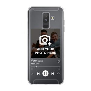 Music Player: Samsung Galaxy A6 Plus (2018) Transparant Hoesje