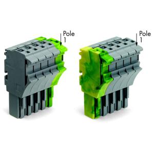 WAGO 2022-105/000-036 Connector, female Grijs, Groen, Geel 50 stuk(s)