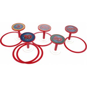 Toi-Toys ringwerpspel 5-delig rood