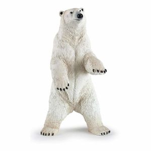Plastic Papo staande dier ijsbeer 7 cm