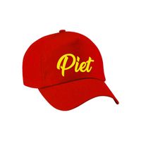 Sinterklaas verkleed pet Pieten rood voor volwassenen Sinterklaas verkleed pet Pieten rood voor volwassenen
