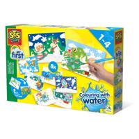 SES Creative mijn eerste set kleuren met water: verborgen dieren
