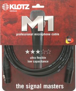 KLOTZ AIS GmbH M1FM1N0500 audio kabel 5 m XLR (3-pin) Zwart