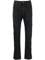 Jacob Cohën pantalon chino droit à taille mi-haute - Noir