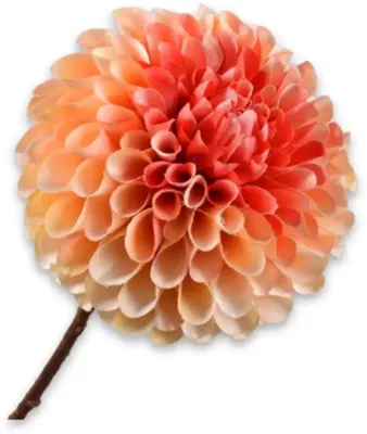 Silk-ka kunsttak dahlia 64cm oranje