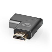 HDMI©-Adapter | HDMI Male / HDMI© Connector | HDMI Female / HDMI© Output | Verguld | Links Geh