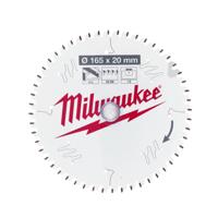 Milwaukee Cirkelzaagblad voor Aluminium | Ø 165mm Asgat 20mm 52T - 4932479087