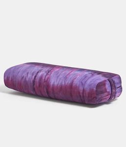 Manduka Yoga Bolster Paars Rechthoekig - Handgeverfd - 67 x 15 x 30 cm