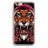 Tiger and Rattlesnakes: iPhone 6 Plus / 6S Plus Transparant Hoesje