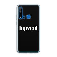 Topvent Zwart: Huawei P20 Lite (2019) Transparant Hoesje