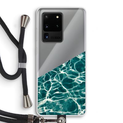 Weerkaatsing water: Samsung Galaxy S20 Ultra Transparant Hoesje met koord