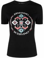 Ermanno Scervino t-shirt à logo imprimé - Noir