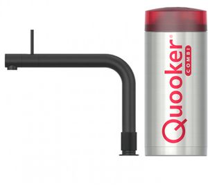 Quooker Front met COMBI+ boiler 3-in-1 kokend water kraan Zwart