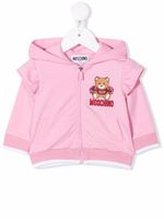 Moschino Kids hoodie à motif Teddy Bear - Rose - thumbnail