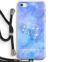 Sterrenbeeld - Licht: iPhone 5 / 5S / SE Transparant Hoesje met koord