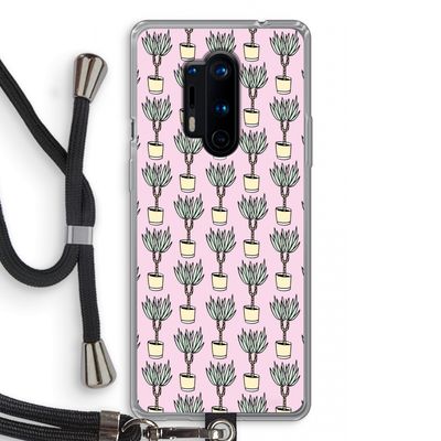 Boompje: OnePlus 8 Pro Transparant Hoesje met koord