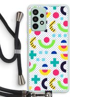 8-bit N°1: Samsung Galaxy A52s 5G Transparant Hoesje met koord