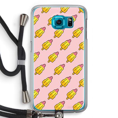 Waterijsjes: Samsung Galaxy S6 Transparant Hoesje met koord
