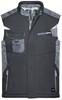 James & Nicholson JN825 Craftsmen Softshell Vest -STRONG- - Black/Carbon - S