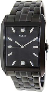 Horlogeband Guess U13517G1 Staal Zwart