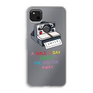 Smile: Google Pixel 4a Transparant Hoesje