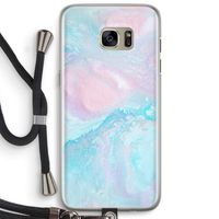 Fantasie pastel: Samsung Galaxy S7 Edge Transparant Hoesje met koord