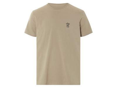 LIVERGY Heren T-shirt (Beige, S)