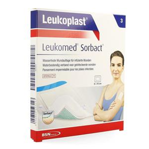 Leukomed Sorbact 8cmx10cm 3 Leukoplast