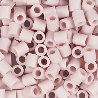 NABBI Biobeads van , afm 5x5 mm, gatgrootte 2.5 mm, medium, lichtroze, 1000 stuk/ 1 doos