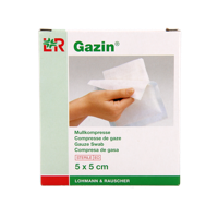 Gazin Gaaskompres 5 x 5cm steriel 5 x 2 10 Stuks