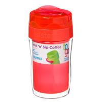 Sistema TO GO - Twist 'n' Sip Coffee Isoleerbeker - 315 ml Oranje Sistema TO GO - Twist 'n' Sip Coffee Isoleerbeker - 315 ml Oranje