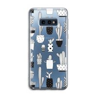Cactusmotief: Samsung Galaxy S10e Transparant Hoesje