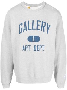 GALLERY DEPT. sweat en coton à logo imprimé - Gris