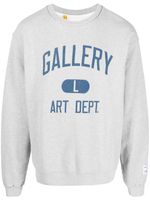 GALLERY DEPT. sweat en coton à logo imprimé - Gris