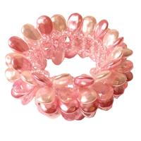 Armband Multiparel Druppel Roze