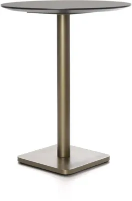 Bartafel Brest 80Ø | Marble Onyx - 2 kleuren