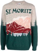 MC2 Saint Barth pull en laine à motif intarsia - Tons neutres