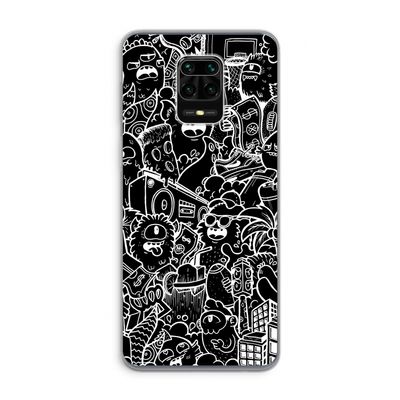 Vexx Black City : Xiaomi Redmi Note 9 Pro Transparant Hoesje