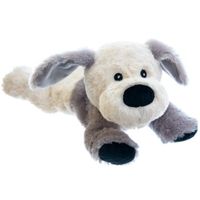 Magnetron warmte knuffel hond/puppy 18 cm   - - thumbnail