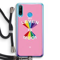 Het Leven Is Mooi: Huawei P30 Lite Transparant Hoesje met koord