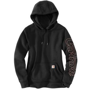 Carhartt Relaxed Fit Rain Defender Promo Graphic Zwart Sweatshirt Dames