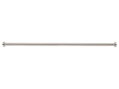 Wenko Telescopische douchestang Luz (Chroom, 110 - 185 cm)