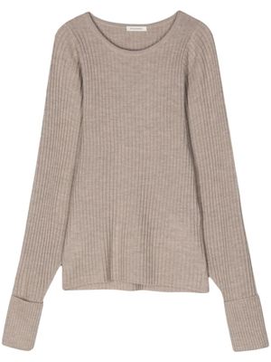 By Malene Birger pull Kadence en laine - Tons neutres