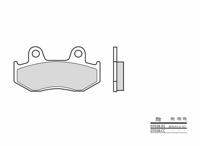 BREMBO Remblokken, voor de moto, Scooter Gesinterd Metaal 07038XS