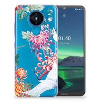 Nokia 1.4 | TPU Hoesje | Bird Flowers