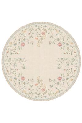 Pip Studio Rond Vloerkleed Campo de Flores by Pip Gebroken Wit 200cm